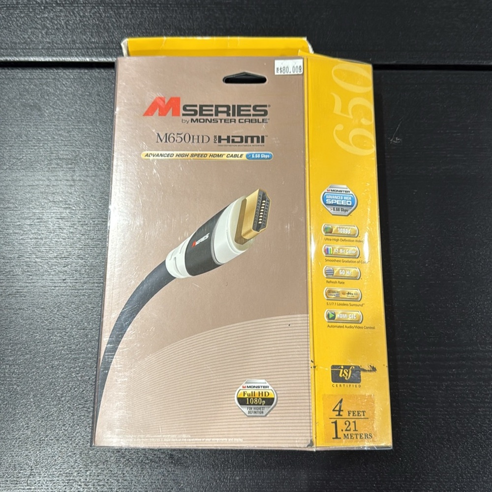 Monster M-Series M650HD Advanced High Speed HDMI Cable